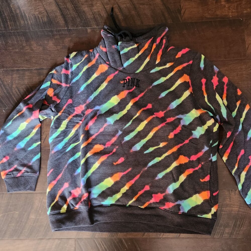 PINK, mockneck Sherpa lined